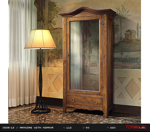 Витрина Castellan Art. C535-1S ARMOIRE WITH MIRROR